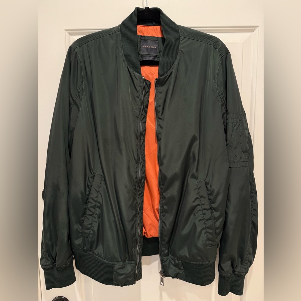 ZARA Men’s Bomber Jacket LARGE